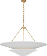 Modern 6 Light Chandelier from the Mollino Collection