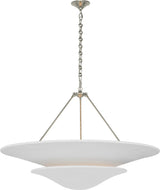 Modern 6 Light Chandelier from the Mollino Collection