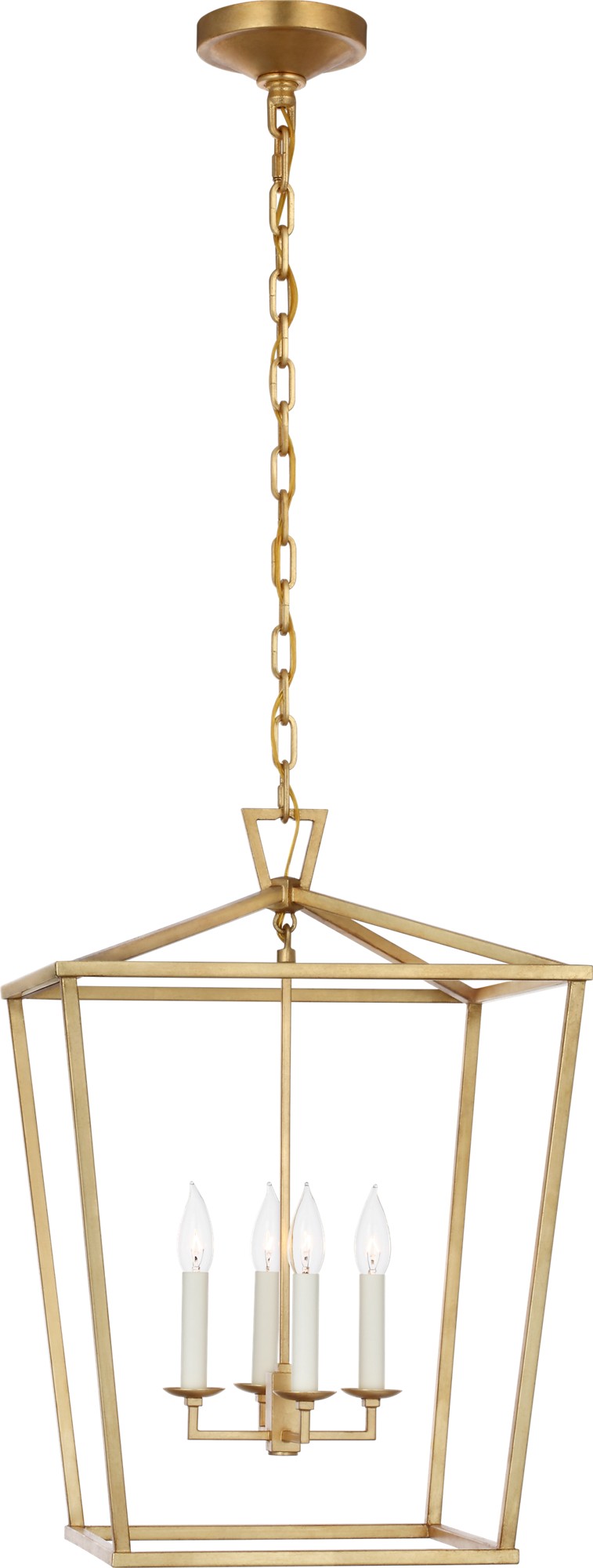 Darlana Medium Lantern in Gild