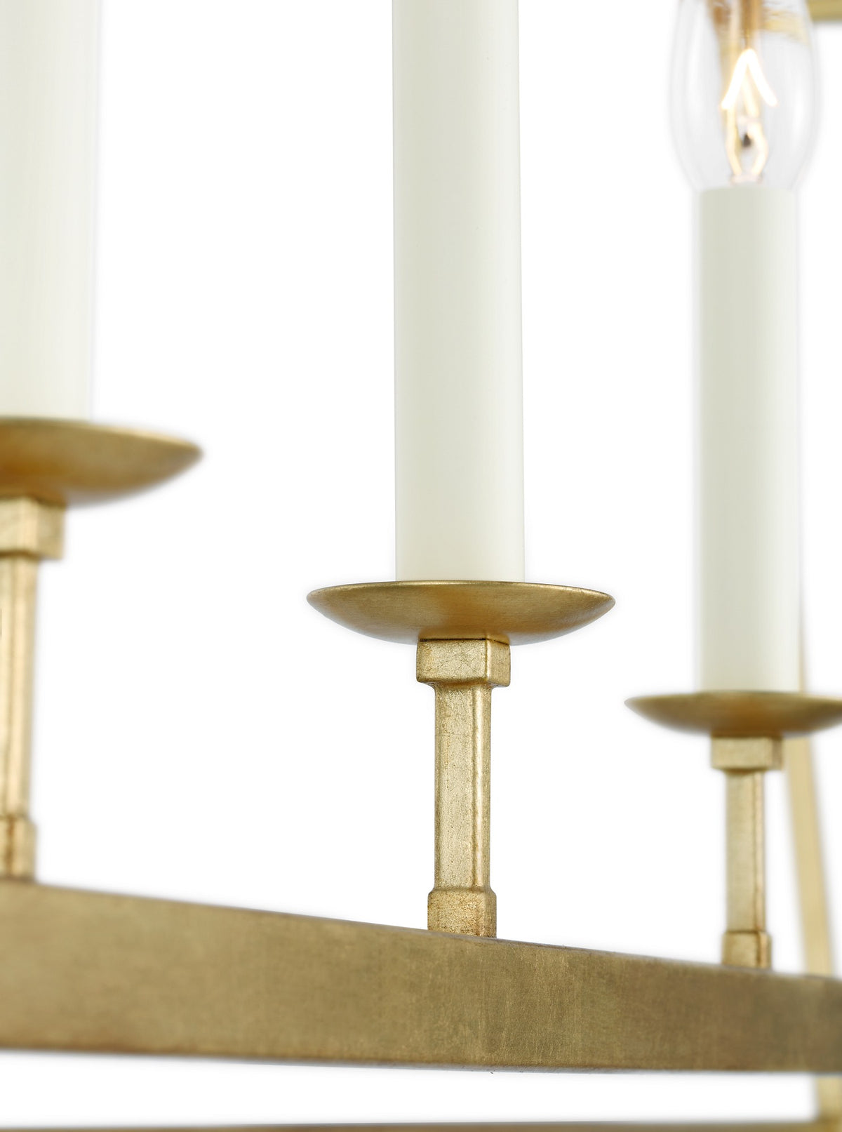 Darlana Large Linear Lantern in Gild