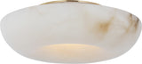 Modern Bowl Flush Mount from the Cappello Collection