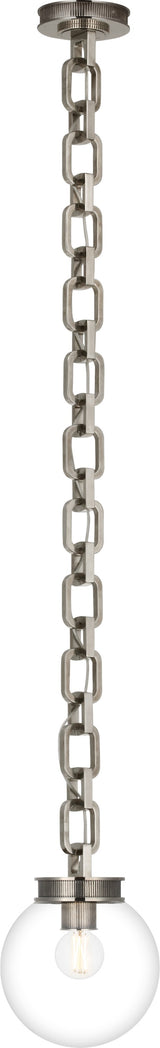 Bellamy 1 Light Statement Chain 8" Globe Chandelier
