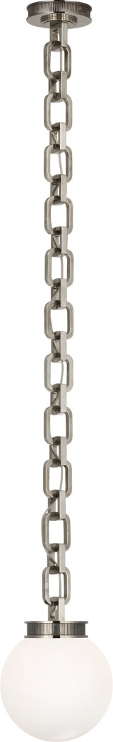 Bellamy 1 Light Statement Chain 8" Globe Chandelier