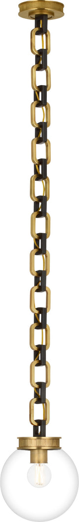 Bellamy 1 Light Statement Chain 8" Globe Chandelier