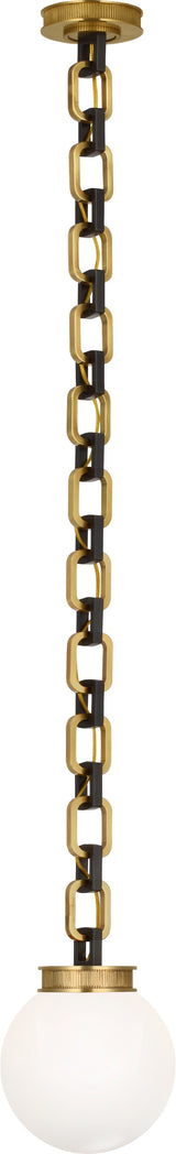 Bellamy 1 Light Statement Chain 8" Globe Chandelier