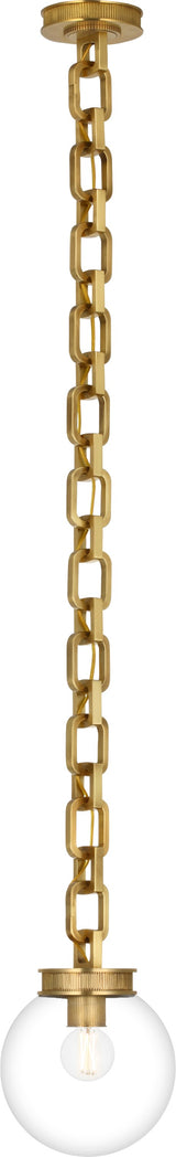 Bellamy 1 Light Statement Chain 8" Globe Chandelier