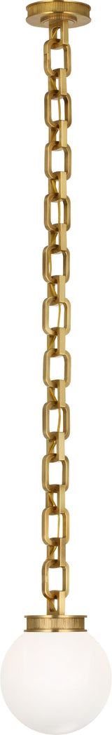 Bellamy 1 Light Statement Chain 8" Globe Chandelier