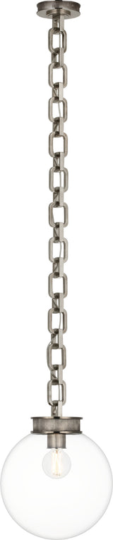 Bellamy 1 Light Statement Chain 12" Globe Chandelier