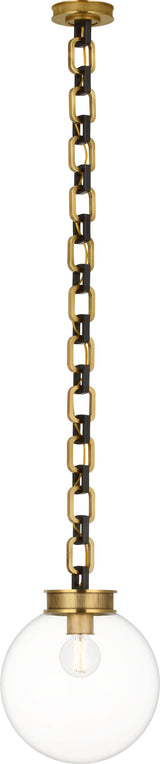 Bellamy 1 Light Statement Chain 12" Globe Chandelier