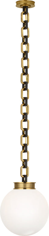 Bellamy 1 Light Statement Chain 12" Globe Chandelier