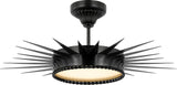Casual Drum Shade Semi-Flush Mount from the Soleil Collection