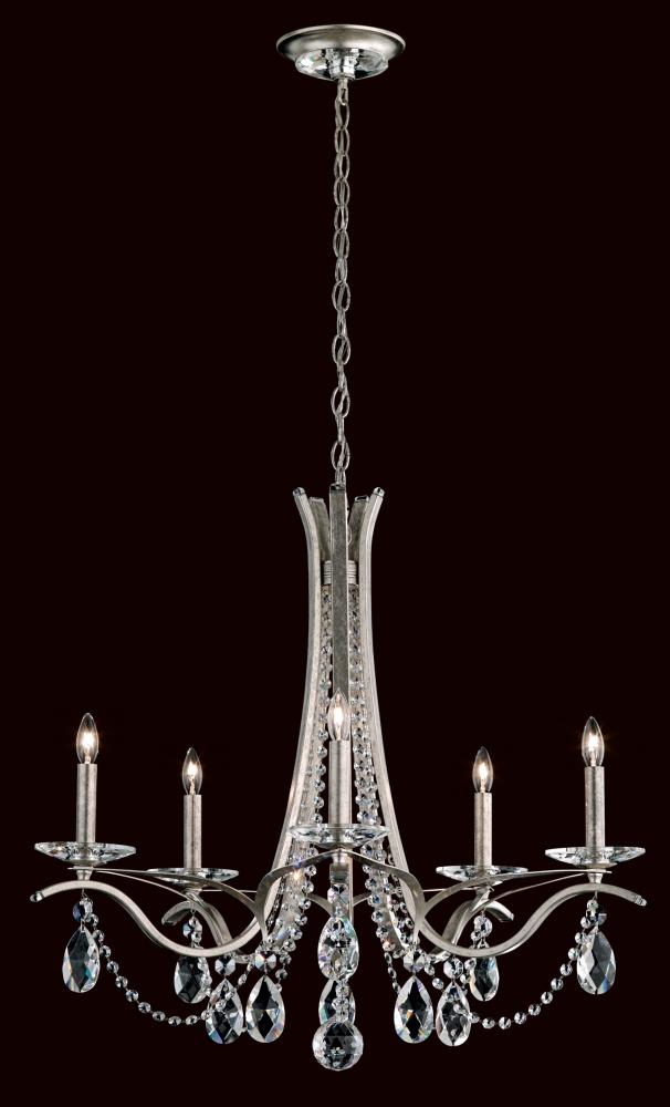 Vesca 5 Light 120V Chandelier with Clear Heritage Handcut Crystal