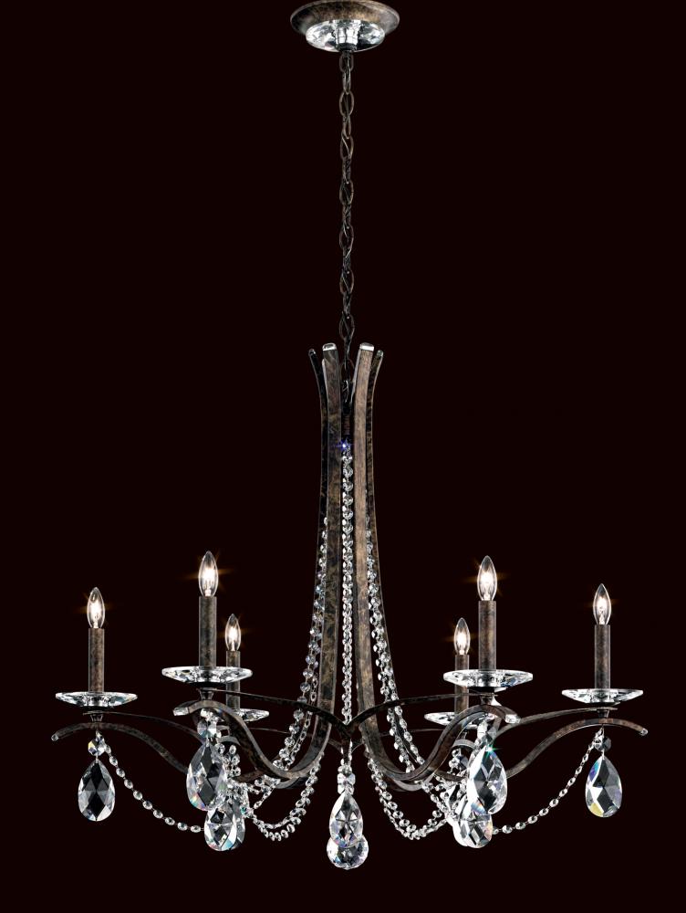Traditional 6 Light Chandelier from the Vesca Collection