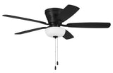 Traditional Hugger Fan from the Wheeler 52 2-Light Bowl Collection