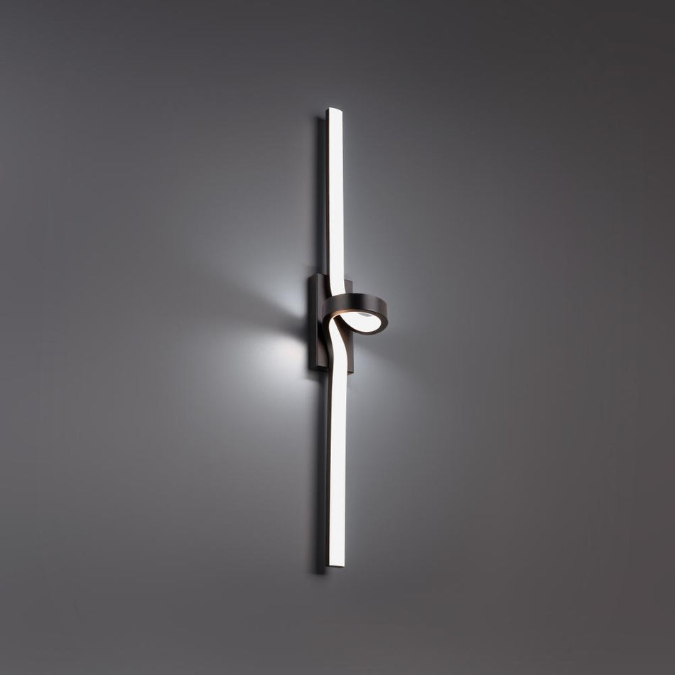 Modern Bathroom Sconce from the LOOPHOLE Collection