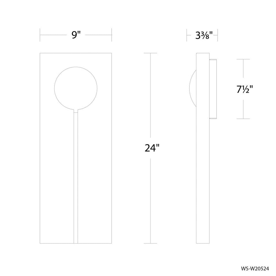 Outdoor Wall Light from the Keyhole Collection