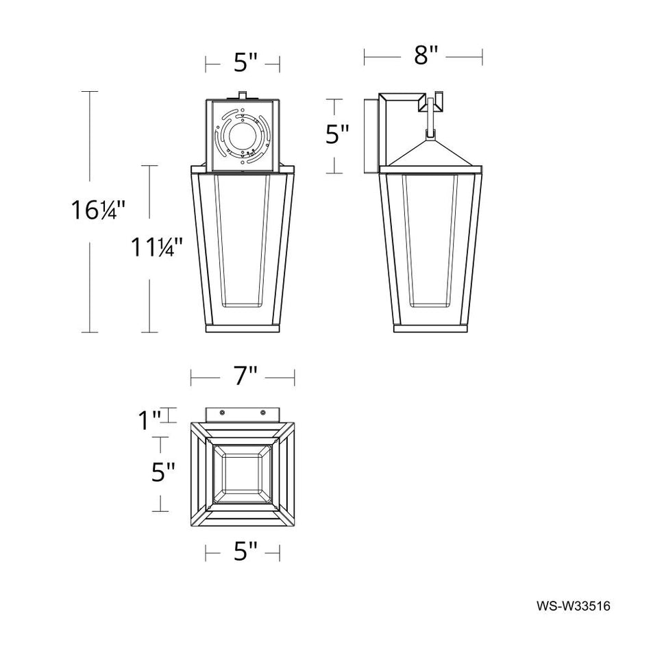 MANCHESTER 16IN OD SCONCE 4CCT 3000K