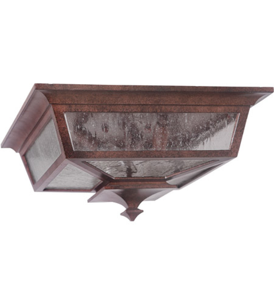 Transitional Exterior Flush Mount from the Argent Collection
