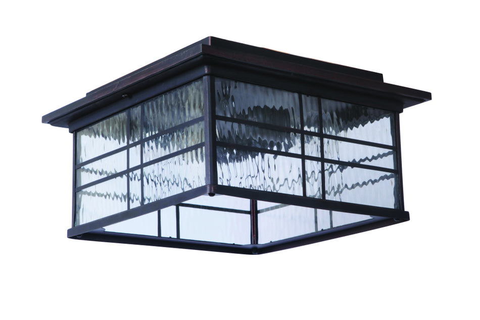 Transitional Exterior Flush Mount from the Dorset Collection