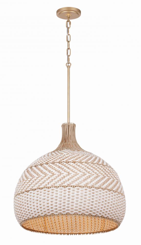 Transitional Chandelier from the Zanzibar Collection