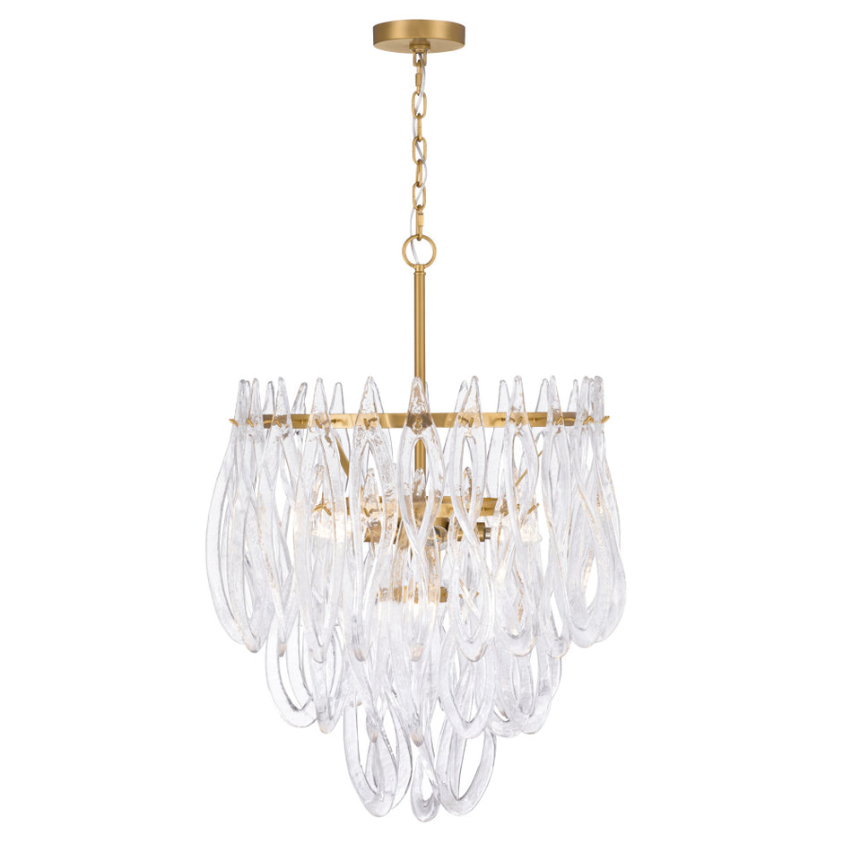 Modern Down Pendant from the Glassara Collection