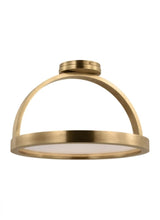 Contemporary Semi-Flush Mount from the Cerne Collection