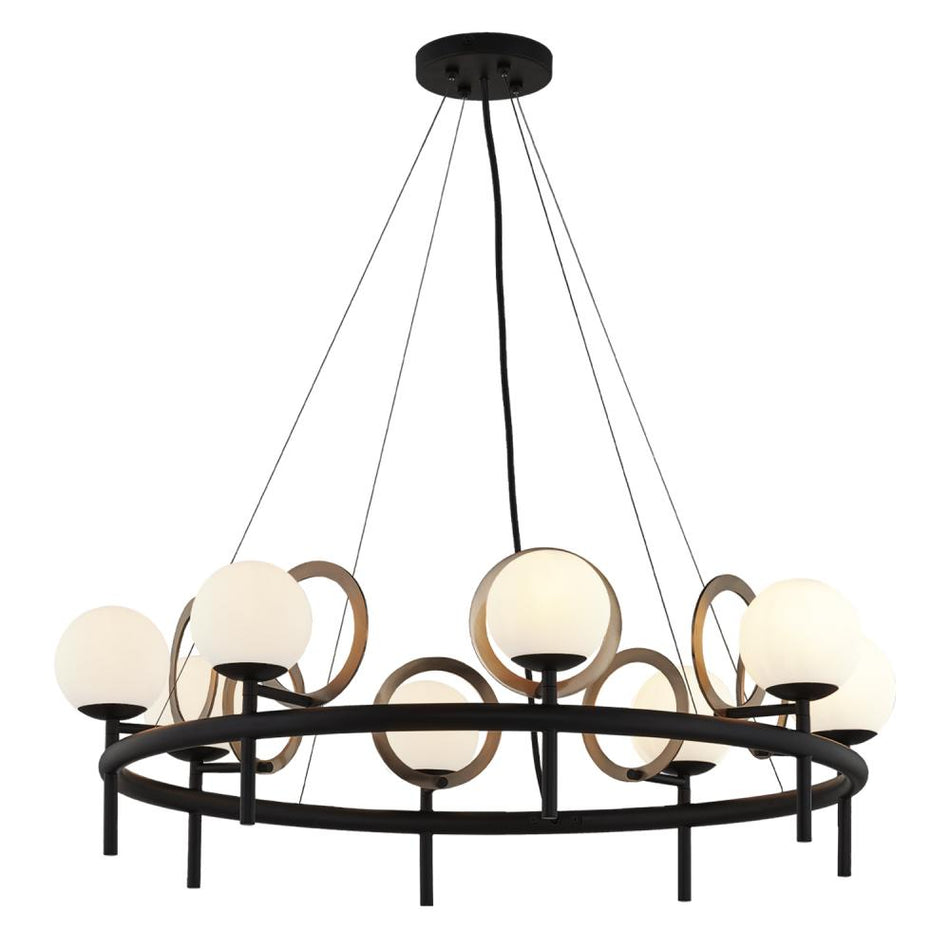 8 Light Chandelier from the Halo Collection