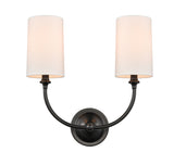Transitional Wall Sconce from the Giselle Collection