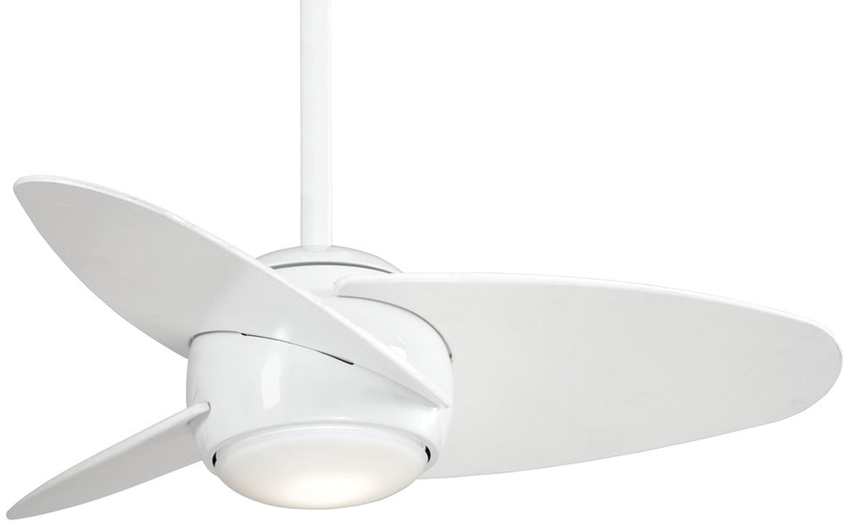Transitional Ceiling Fans With Light from the Slant Collection