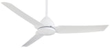 Modern Exterior Fan from the Java LED Collection