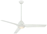 Modern Exterior Fan from the Java LED Collection