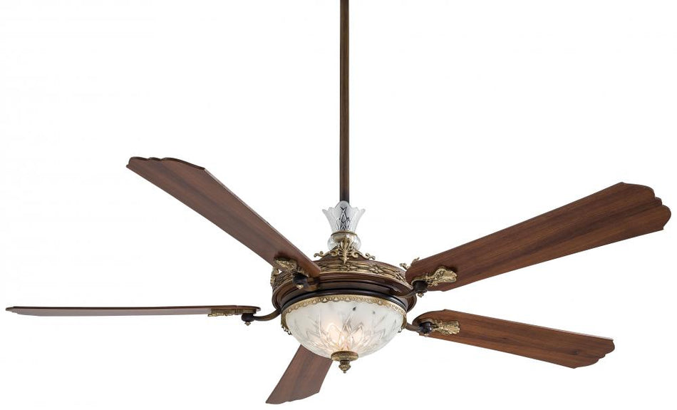 Traditional Ceiling Fans With Light from the Cristafano™ Collection