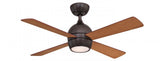 Traditional Ceiling Fans With Light from the Kwad 44 Collection