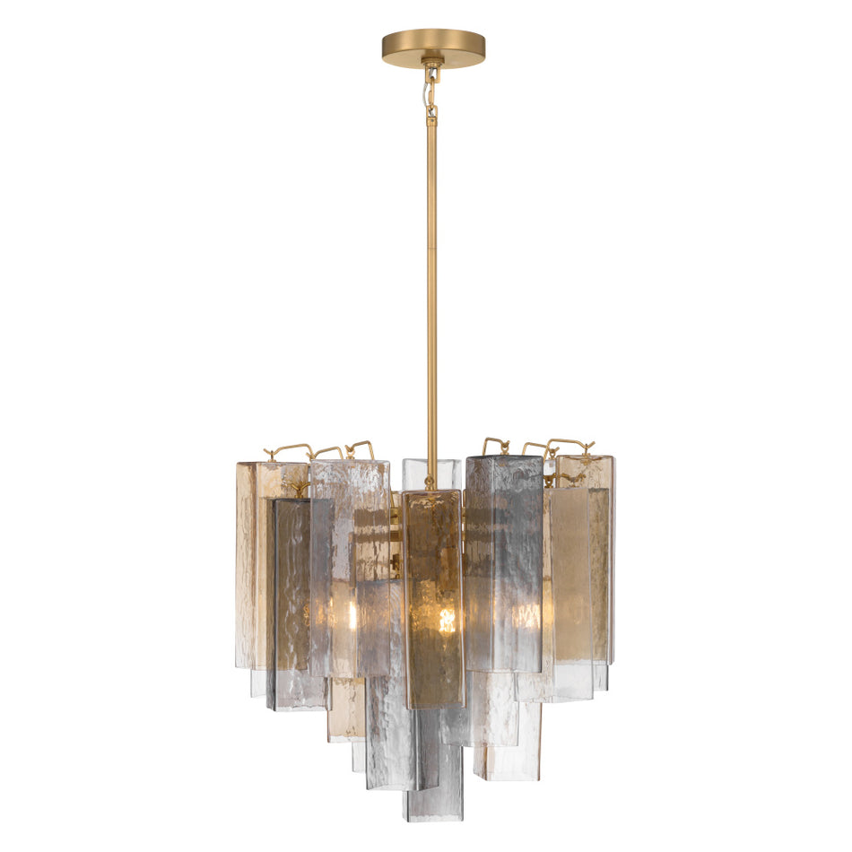 Transitional Down Pendant from the Torvento Collection