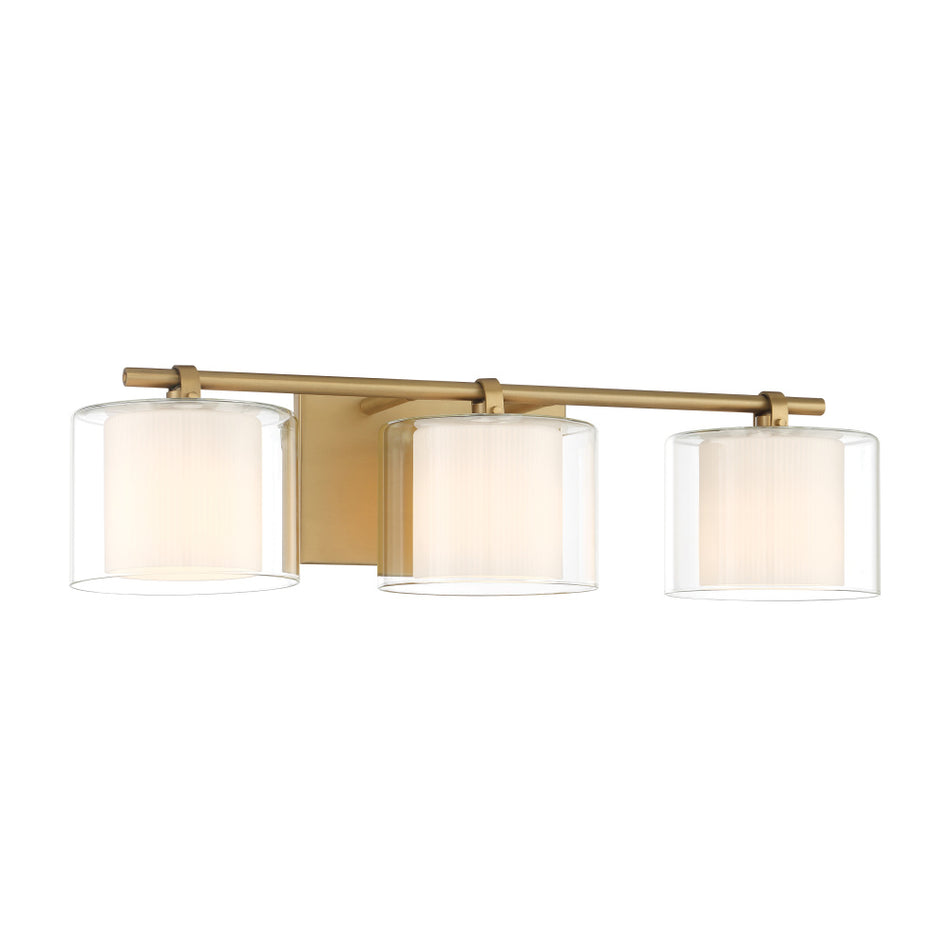 Transitional Vanity Light from the Seville Collection