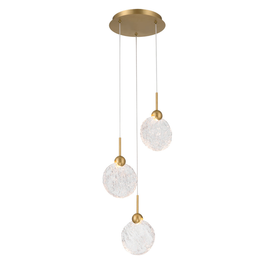 Modern Multi Light Pendant from the Briselle Collection