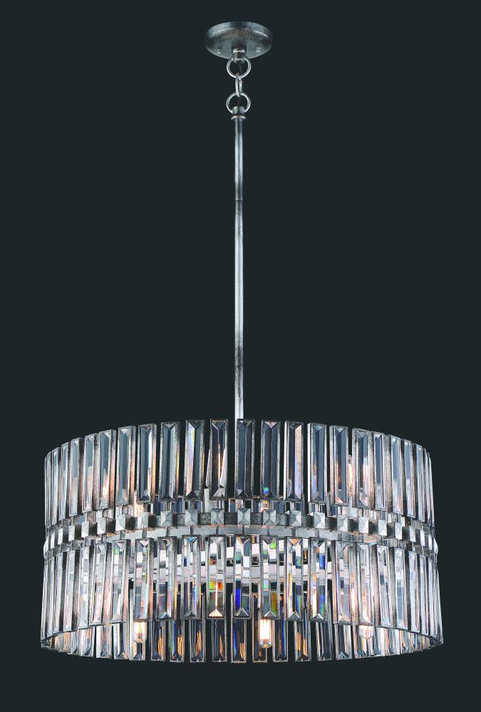 Modern Multi Light Pendant from the Belle Aurore Collection