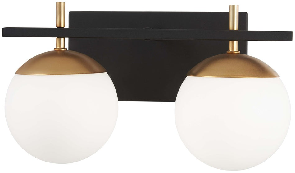 Transitional Vanity Light from the Alluria Collection