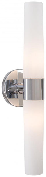 Transitional Vanity Light from the Saber Collection