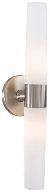 Transitional Vanity Light from the Saber Collection