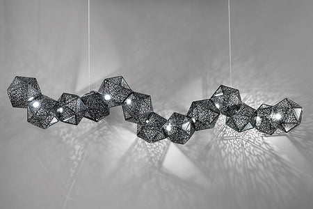 Modern Forms Riddle Linear Pendant - full view