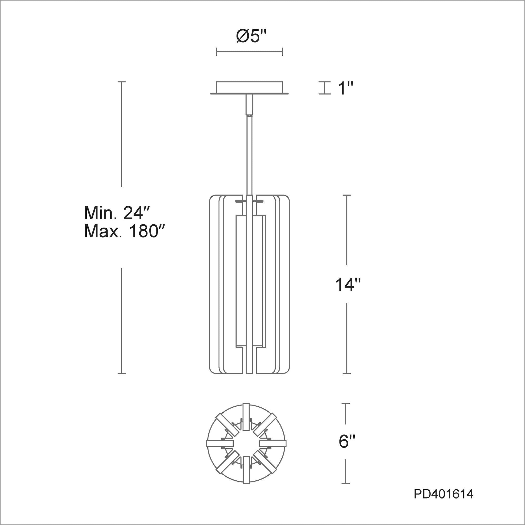 CARTRIDGE 14IN PENDANT 4CCT