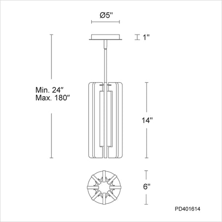CARTRIDGE 14IN PENDANT 4CCT