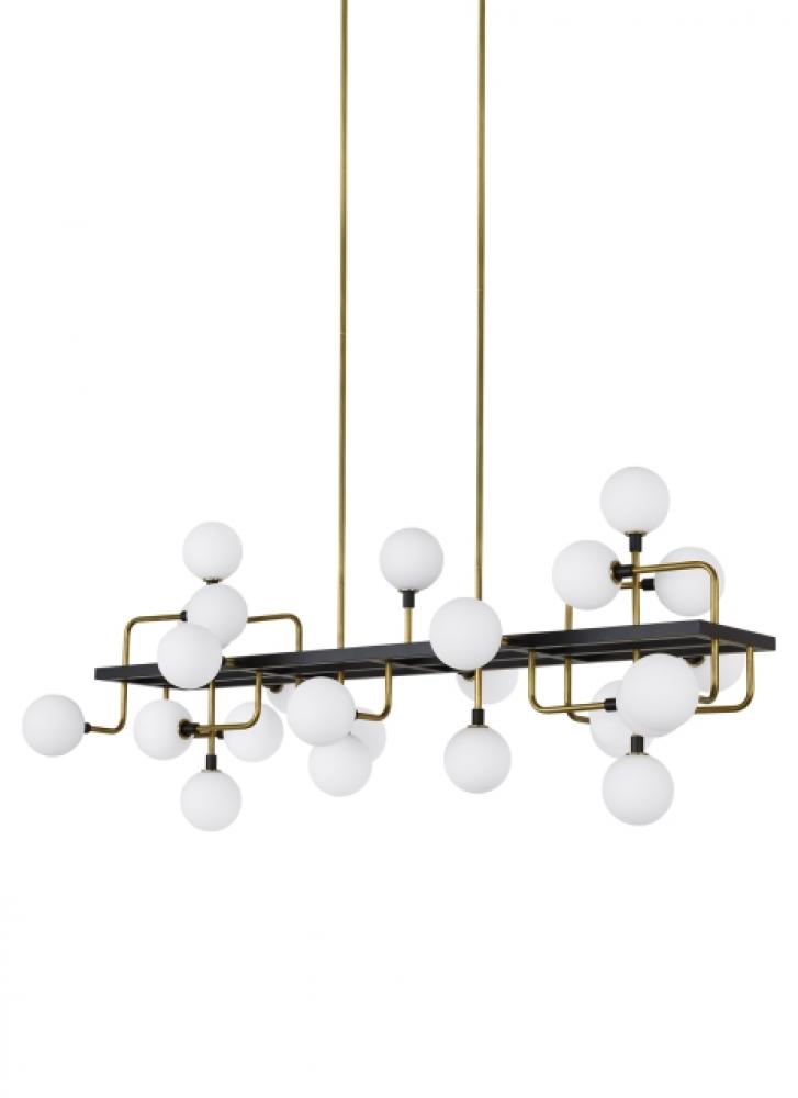 Contemporary 25 Light Chandelier from the Viaggio Collection