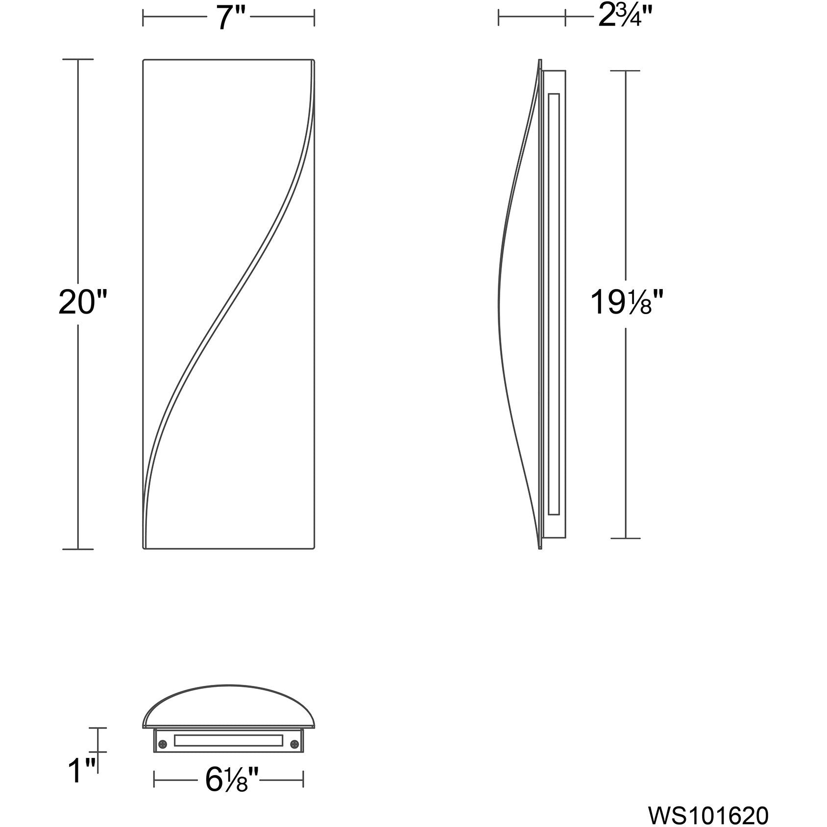 DOUBLE DIAMOND 20IN SCONCE 4CCT